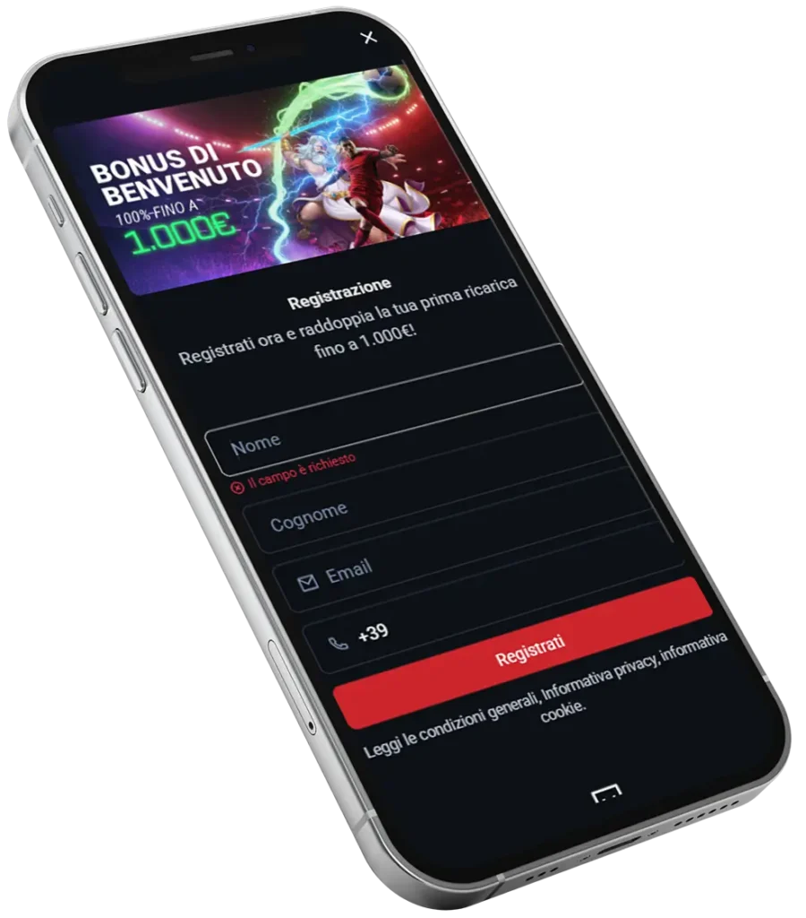 Registrazione su Cellulare