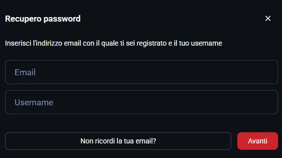 Recupero Password per Eplay24 Accedi